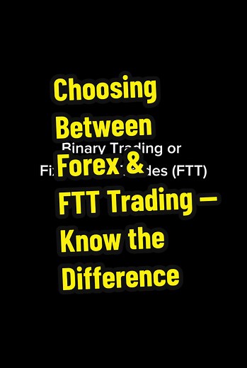 Choosing Between Forex & Binary Trading — Know the Difference! #tradingforex #daytrading #forexforbeginners #tradingforbeginners #scalpingtrading #binaryoptions #binarytrading #binarytrader