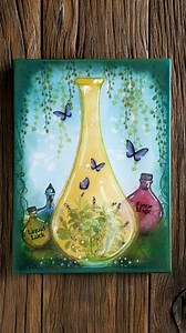 46K views · 1K reactions | Natural Magic by Emma-Jo ✨. Emma shows us a creative way to use your sticker stencils to create an enchanting scene inside a herbal terrarium  This is a highlights of the full tutorial which we shared here- https://www.laviniastamps.com/natural-magic-with-emma-jo/ | Lavinia Stamps | Facebook