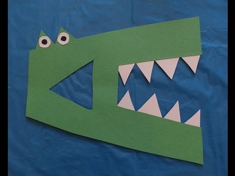 Make An Alligator With the Letter A