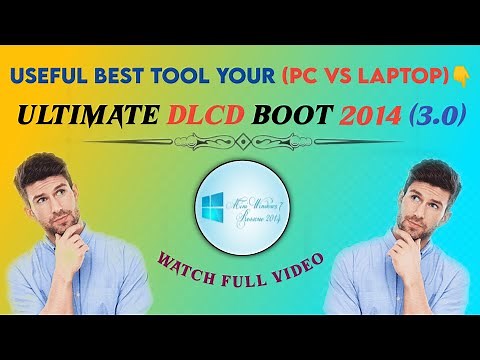How To Use Ultimate DLCD Boot 2014 v3.1 Final CD Boot Rescue 2014 | Ultimate DLCD Boot 2014 v3.0