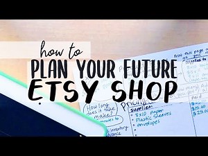 Do This Before Starting Your Etsy Shop (FREE Planning Worksheets!)
