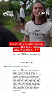 It was important for us to set up Lennie as the character who is very intrigued by Max but in a way that maybe he’s never encountered before. And when we tried it where she said that line after Max finished his monologue, it just felt like maybe she was being impressed by it.. which is not the move. We wanted her to feel more like “I see you. And I see what you’re trying to do”. So doing that with just a look felt more interesting. Vs. Jake who can totally organically be impressed by the verbal 