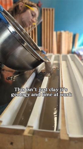 Ash Hopper Botanical Skincare 🌿 on Instagram: "Our Austrian Heilmoor Clay bar is built around material science, not trend. Heilmoor clay is a peat-based substance formed over thousands of years as plant matter decomposes in mineral-rich wetland environments. The result is a dark, dense clay containing humic compounds and naturally occurring minerals. In cold-process soap, this clay serves a functional role. It helps bind excess oils and impurities during washing, contributes to the bar’s firmne