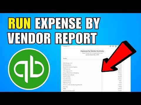 How To Run Expense By Vendor Report In QuickBooks Online (2026) (Complete Guide)
