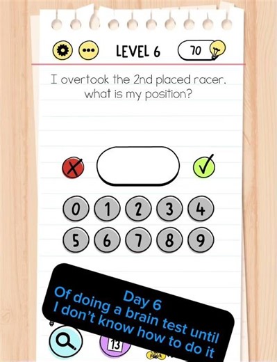 #braintests day 6 of going a brain test until I don’t know how to do it