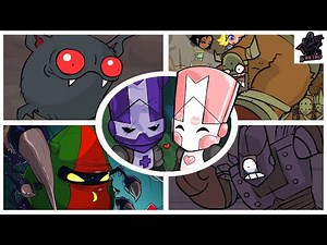 Castle Crashers Remastered HD - All Bosses (2 PLAYER)
