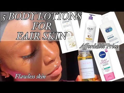 5 Body Lotions for Fair Skin | Nivea | Olay | Dove | Must watch for Even Skintone
