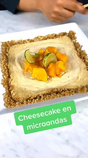 Cheesecake en Microondas para Papás