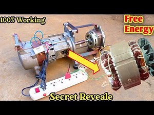 Free Energy Generator (Secret Reveal) 1kw Self Running Generator