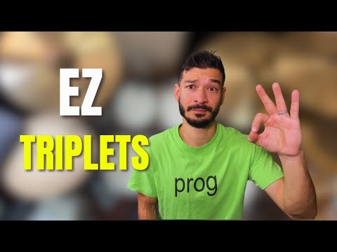 easy triplets to improve your drumming… 