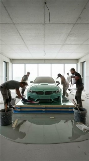 Encasing a BMW M4 in Crystal Clear Epoxy