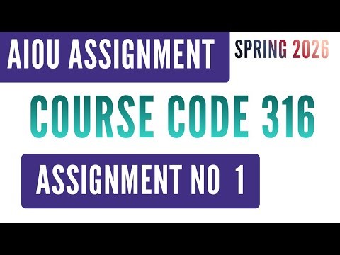 AIOU Code 316 Islamiyat (اسلامیات) Solved Assignment No.1 | Spring 2026 | Intermediate Level