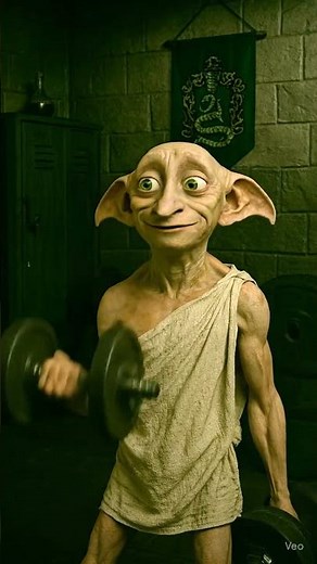 Dobby is a FREE Elf... and Now He LIFTS! | Harry Potter Gym Meme