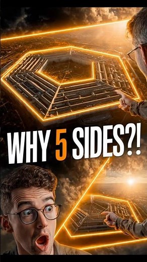 Why the Pentagon Has Five Sides 🏢🤯