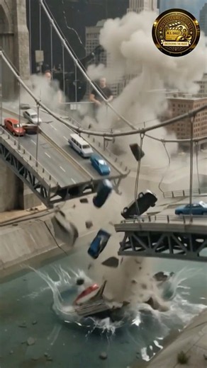 This is how Hollywood does it 🇺🇸🔥 That "real" Brooklyn Bridge collapse? #brooklynbridge #film