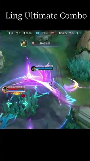 Ling Ultimate Combo 2027 | Ling Fast Hand Guide | Ling Ultimate Tutorial 🔥 #mlbb #ling #shorts