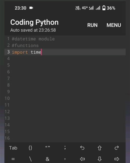 @sanjaycomputerclasses on Instagram: "Time module in python . Learn python from scratch . Python को सीखें शुरू से ।"