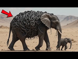 Venomous Snakes Attack an Elephant – See How This Miracle Rescue Happened!