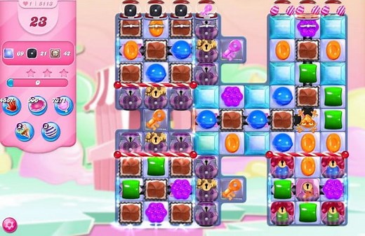 Tips and Walkthrough: Candy Crush Level 5113