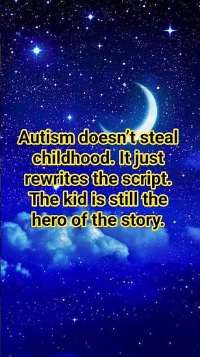 Autism doesn’t steal childhood. It just rewrites the script. The kid is still the hero of the story.