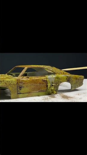 Destroyed Dodge Challenger Toy Found in Trash – Full Restoration!