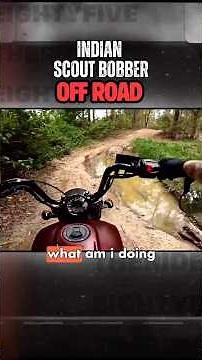 Can an Indian Scout Bobber survive 4x4 trails!? #indianmotorcycle #indianscoutbobber #offroad #4x4