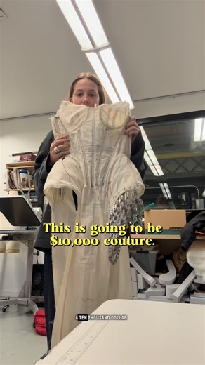 Anna Molinari on Instagram: "Tears were shed at this point #fashion #trashion #upcycle #madewithedits #upcycledclothing #upcycling #thriftflip #fashiondesigner #fashiondesign #sew #sewing #upnextdyesigner #style #fashioninspo #thrifting #ootd #thriftflip #styleinspo #diy #fashionreels #trendingreels #diy #fashionweek #smallbusiness #sustainableliving #selfmade #viral #inspo #trash #art #outfits #photoshoot"