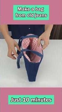 🧵Make Your Own Bag from Old Jeans — Easy and No Pattern Needed!|Sew Sweet