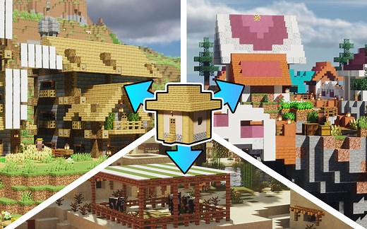 村民:我的村庄居然能如此华丽？25个村庄改善模组 数据包