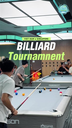 🇻🇳 x 🇸🇬 | Only H Tournament 🔥 Giải giao lưu quốc tế đang diễn ra hôm nay 🎱 Sân chơi cho các cơ thủ nghiệp dư 😎 ------ 👉 Follow Aspire để cập nhật liên tục 💬 Take a guess – Who’s the champion? 🏆 #aspirebilliardclub #anchoisaigon #bidahcm #billiards
