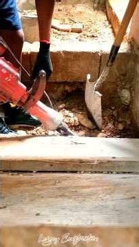 dig out staircase footing