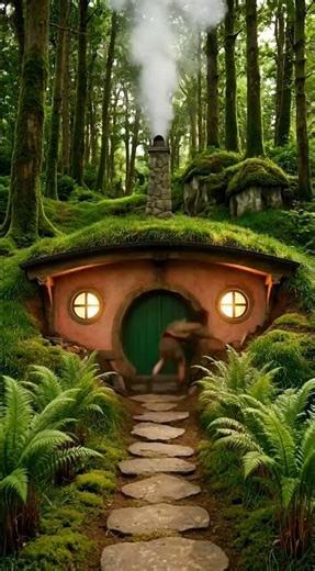 I Built a Hidden Hobbit House in the Deep Forest Ancient Skills