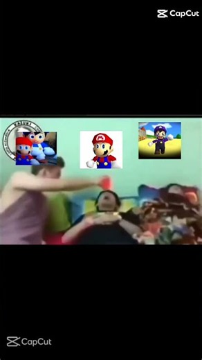 SMG4 SMG3 and mario at a sleepover be like: