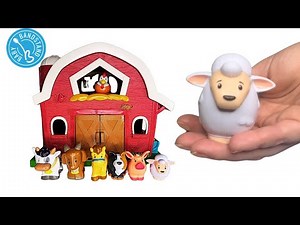 Learn More First Words and Farm Animals for Toddlers, Baby Learning Video- Hide & Seek with SHEEP