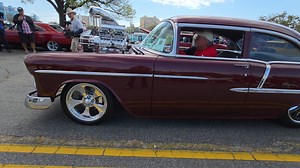 49K views · 1.5K reactions | custom blown 55 Chevy start & roll out #Samspace81 #classiccars #runtothesun #oldcars #TriFiveChevy #CarShow2025 | Samspace81 | Facebook