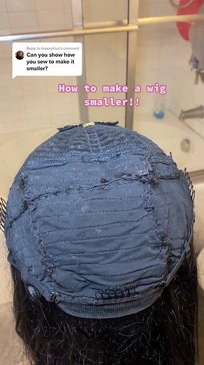 How to Make a Wig Smaller!!