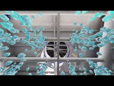 How Does a Cooling Tower Work? (3D Thermodynamic Animation and Principles)