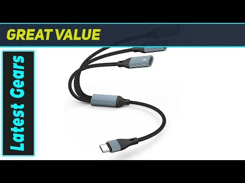 `Jadebones USB C Splitter: The Ultimate 3-in-1 Charger & Headphone Adapter