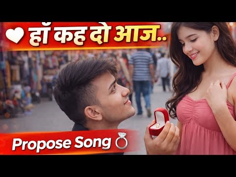 हाँ कह दो आज 💍 | Propose Song 2025 | Romantic Love Song | New Hindi Song