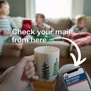 2.9K views · 96 reactions | The only thing hotter than your cocoa is the news that you can preview your mail from the couch.  Mmmm, tastes like convenience: https://informeddelivery.usps.com/box/pages/intro/start.action | US Postal Service | Facebook