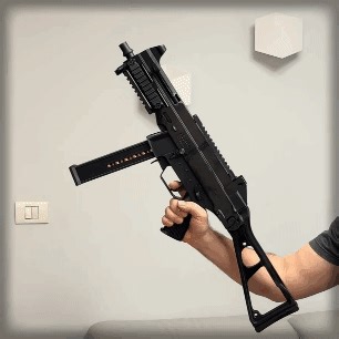 UMP .45 - 高精细逼真 3D 打印道具（CS:GO / PUBG）