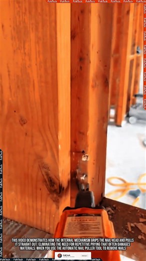 Automatic Nail Puller Tool: Remove Nails Fast Clean Safe #tool #tools #innovation