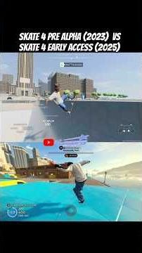Skate 4 pre alpha (2023) vs Skate 4 Early access (2025) #skate #gameplay #gaming #youtubegaming
