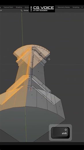 P1 _ Ancient Ruin Prop _ Blender Modeling #blender #3dmodelingtutorial #blendertutorial #shorts