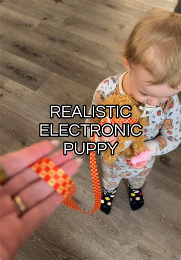 my toddler is obsessed with this little puppy!! it’s the cutest most perfect toy that comes with puppy accessories. This little puppy even barks and jumps around 🐶🐾 #electronicpuppytoy #ttshopfind #toddlertoy #realisticpuppytoy #eastergiftsforkids