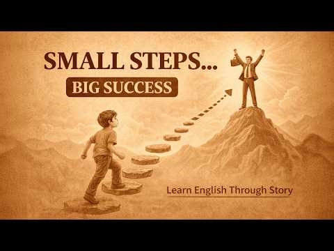 Small Steps Big Success | Learn English Through Story | Improve English Skills