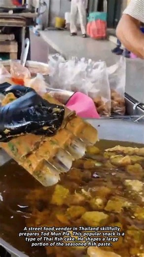 How Traditional Thai Fish Cakes Are Made by Hand