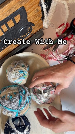 Fabric Bowl Fillers | Trash to Treasure | Fabric Repurpose | Create With Me