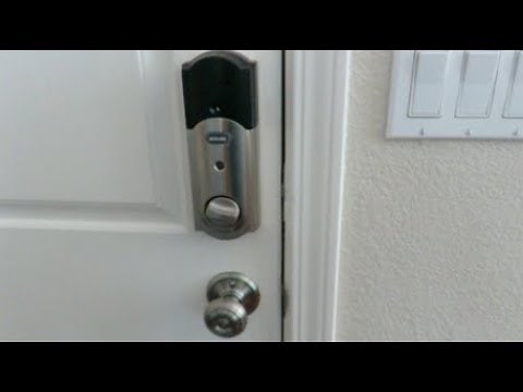 How to change the batteries on the Schlage Smart Deadbolt Door Lock