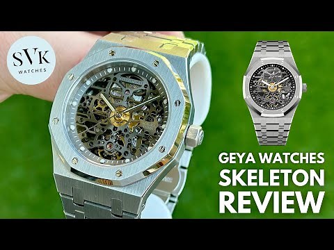 The $250 Chinese AP Royal Oak Skeleton! GEYA Watches G-Max Review